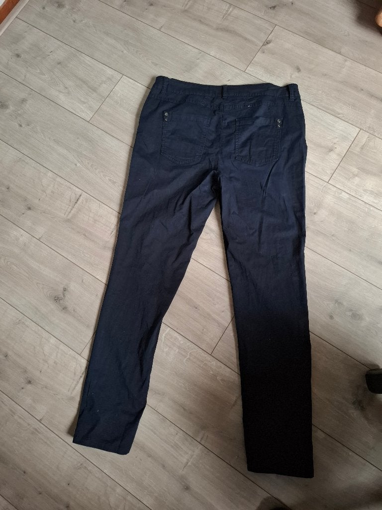 Broek donkerblauw marine maat 42 Canda, Kleding | Dames, Blauw, Maat 42/44 (L), Ophalen of Verzenden, Zo goed als nieuw