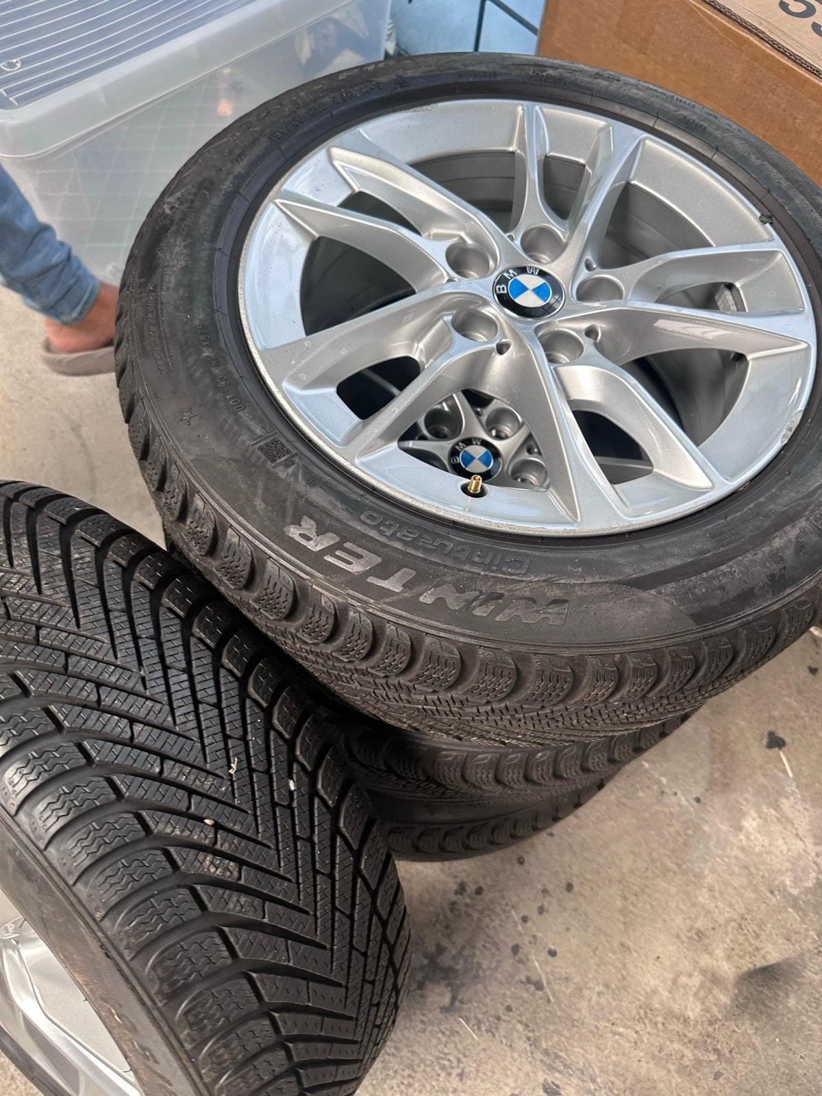 BMW 16 inch winterbanden met velgen, Auto-onderdelen, Banden en Velgen, 18 inch, Gebruikt, Banden en Velgen, Personenwagen