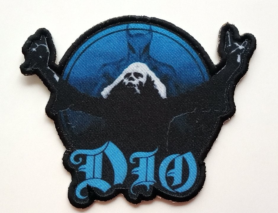 Dio vrij  mooie en nieuwe shaped patch 68 rainbow sabbath, Ophalen of Verzenden, Nieuw, Kleding
