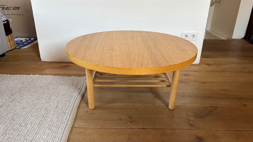 Ikea Listerby Salontafel 90cm, Huis en Inrichting, Tafels | Salontafels, Ophalen, Gebruikt, 50 tot 100 cm, Rond