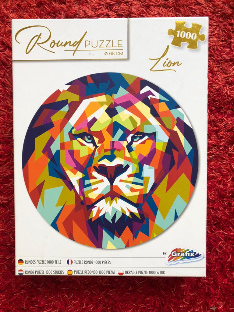 Ronde puzzel 1000 stukjes, Ophalen, 500 t/m 1500 stukjes, Zo goed als nieuw