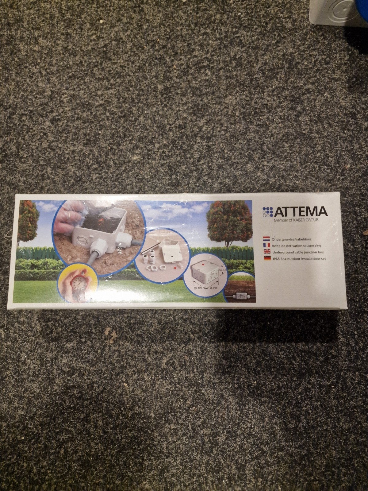 Attema Ondergrondse Kabeldoos IP68 - Nieuw, Ophalen of Verzenden, Nieuw, Attema, Overige typen