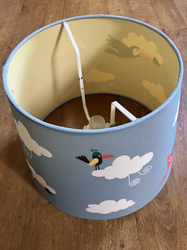 Kinder lampenkap, Hanglamp, Meerkleurig, Rond, Zo goed als nieuw