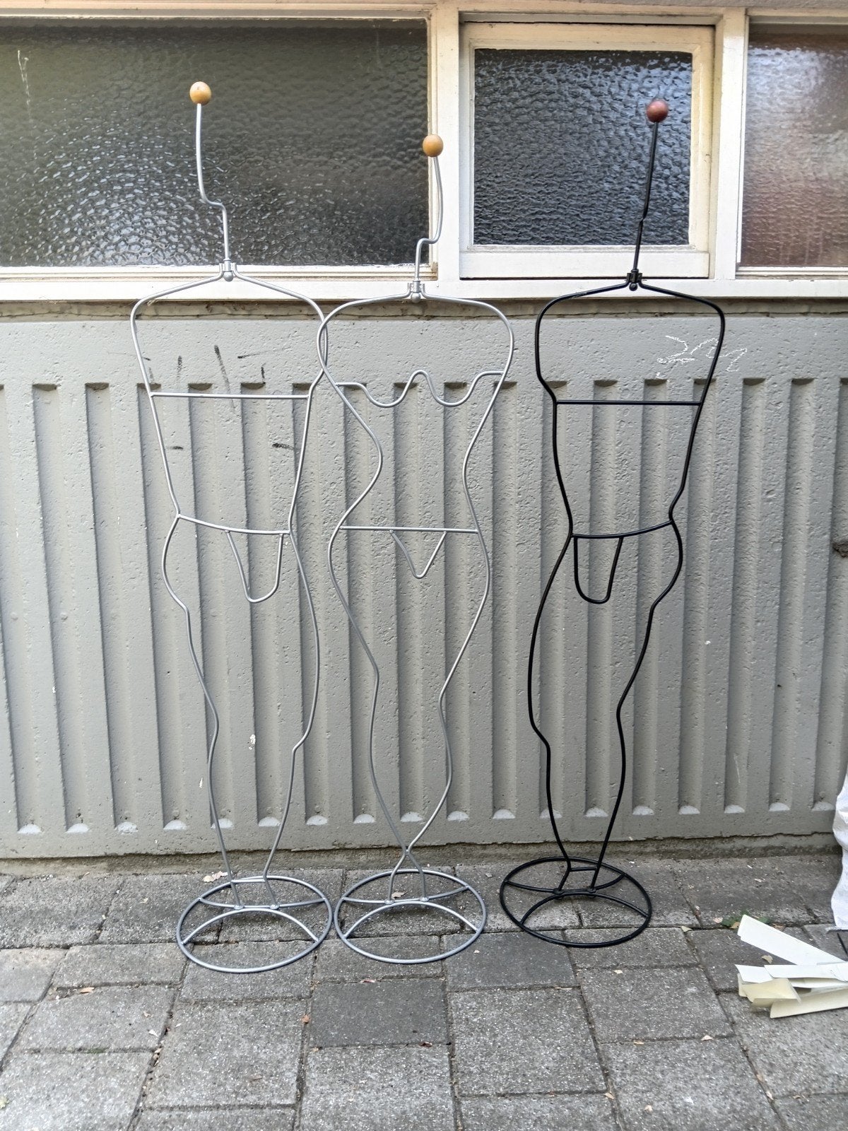 3 vintage paspoppen, Ophalen of Verzenden, Minder dan 100 cm