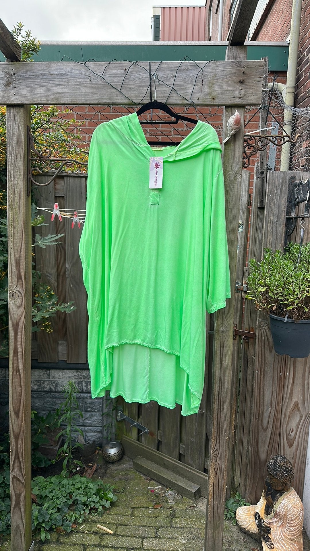 Limegroene blouse/ tuniek New collection, Ophalen of Verzenden, Nieuw, Groen, Blouse of Tuniek
