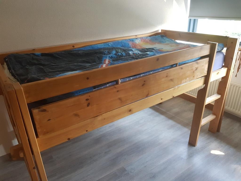 Te koop (half) hoogslaper van life time, Kinderen en Baby's, Kinderkamer | Stapelbedden en Hoogslapers, Ophalen, Hoogslaper