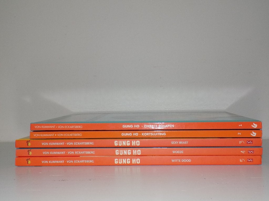 Gung Ho ~ Complete serie hardcovers 1 t/m 5, Complete serie of reeks, Ophalen of Verzenden, Zo goed als nieuw