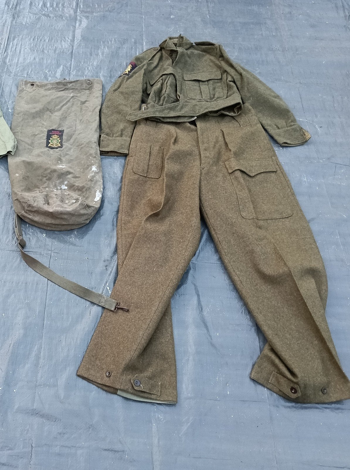 Mariniers Korps kleding set jaren '60, Ophalen of Verzenden, Marine, Nederland, Kleding of Schoenen