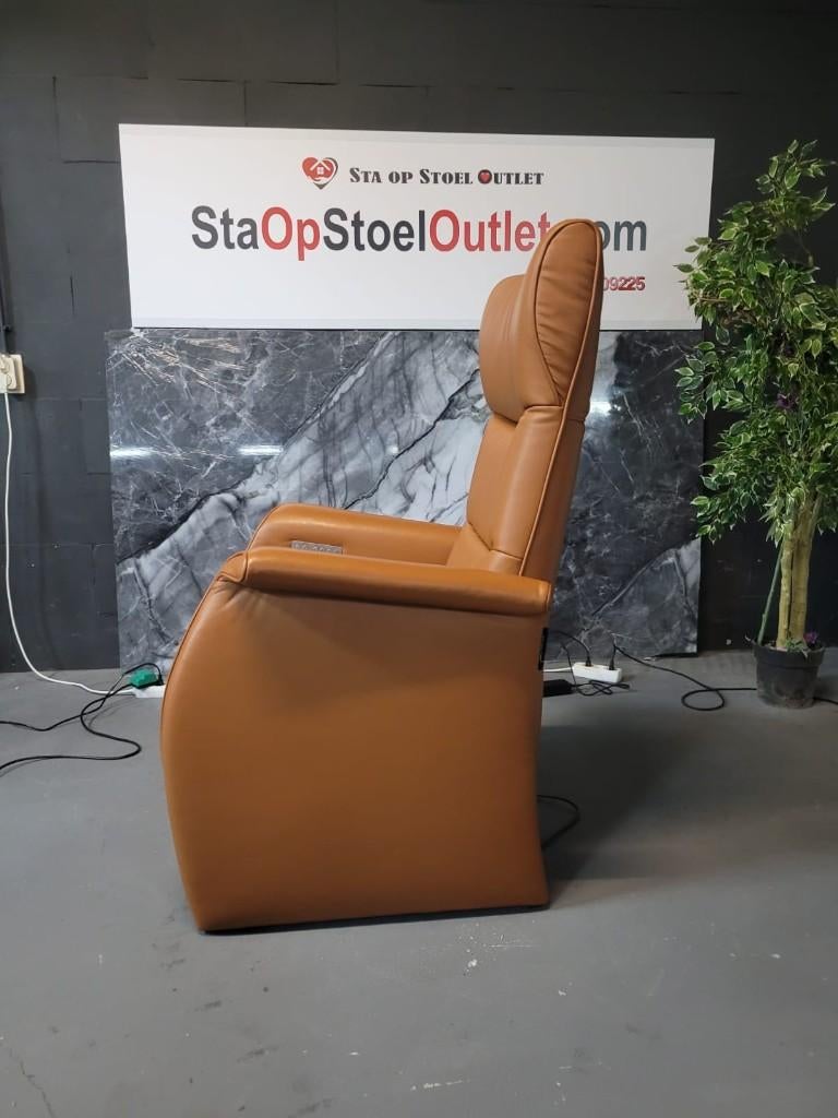 Staopstoel Prominent Frans Molenaar Met Topswing, Huis en Inrichting, Fauteuils, Minder dan 75 cm, Leer, Ophalen of Verzenden