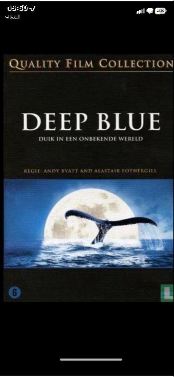Deep Blue - Duik in een Onbekende Wereld (DVD), Alle leeftijden, Nederlands, Natuur, Ophalen of Verzenden
