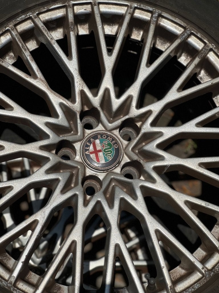 Originele Alfa Romeo 18 inch velgen+banden Brera/159/Spider, Ophalen, 18 inch, Gebruikt, Banden en Velgen