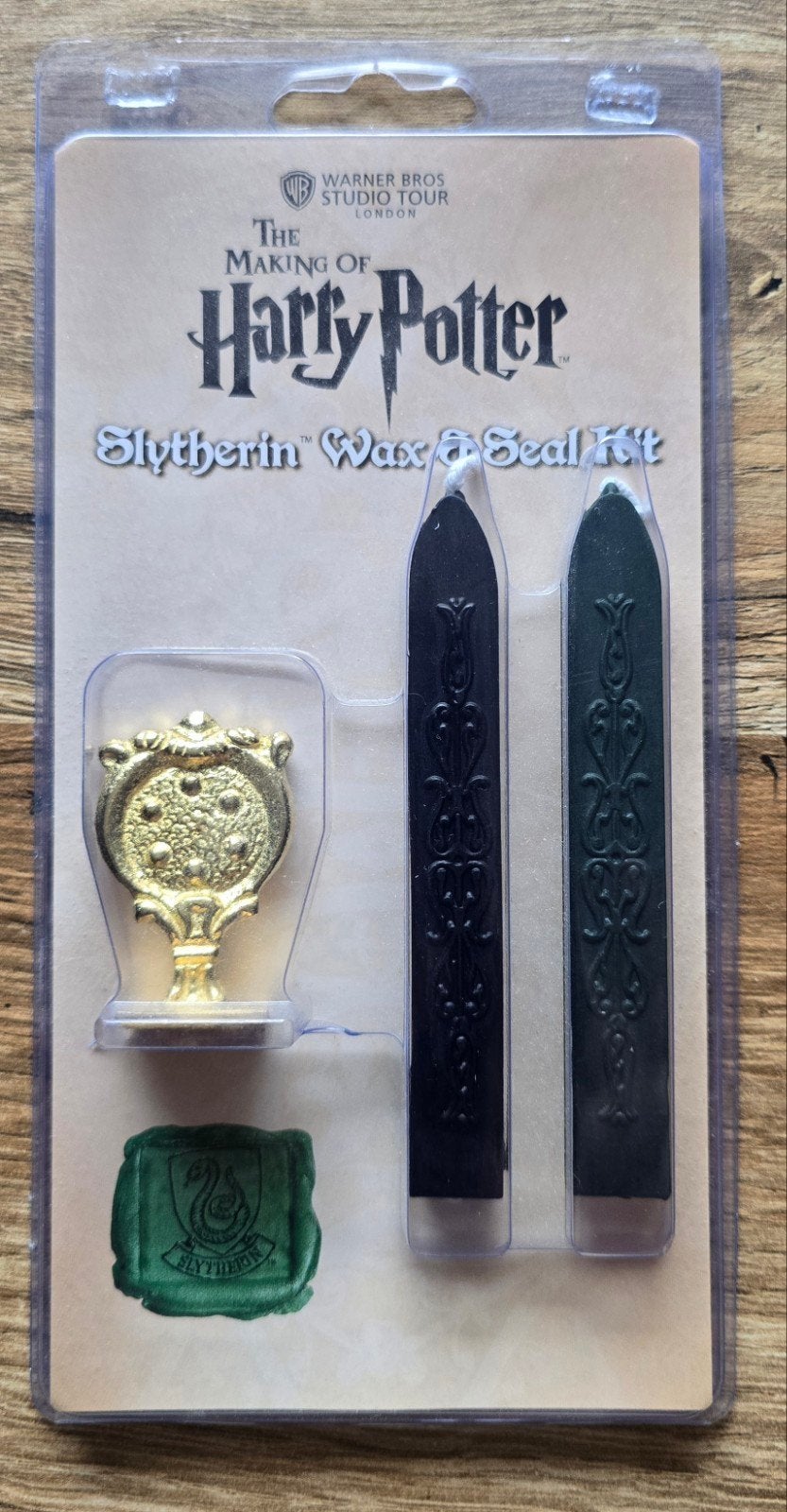 Harry Potter Slytherin Wax & Seal Kit - Nieuw, Ophalen of Verzenden, Nieuw, Gebruiksvoorwerp
