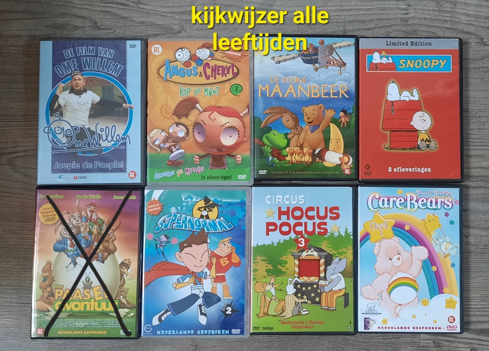 Diverse kinder dvd's

1 euro per stuk!
Alle 7 voor 4 euro!, Alle leeftijden, Ophalen of Verzenden, Zo goed als nieuw