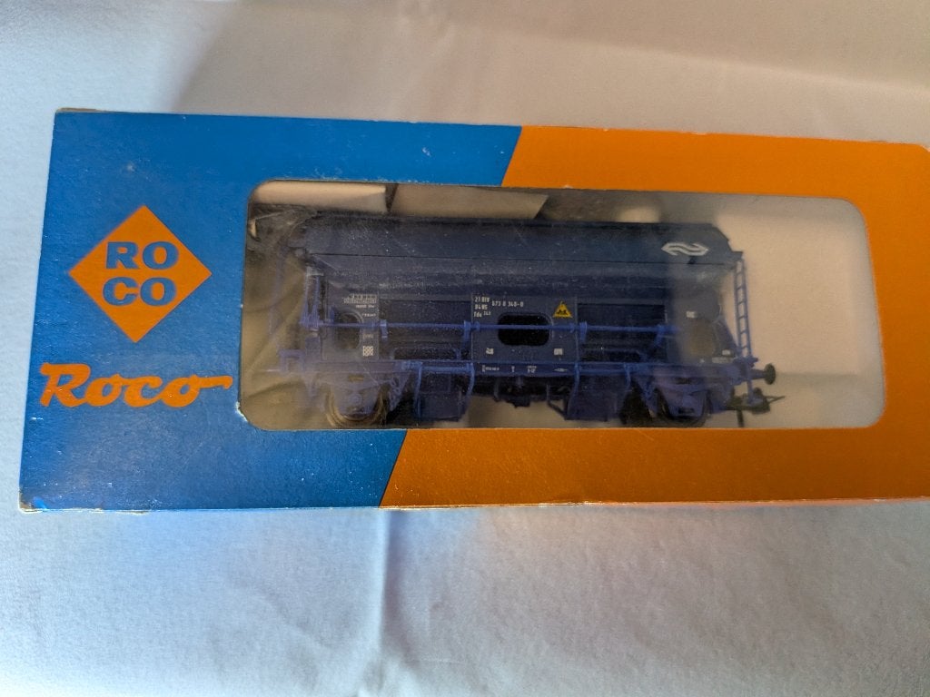 Roco 46419 H0 Blauwe zelflosser van de NS, Gebruikt, Gelijkstroom of Wisselstroom, Wagon, Ophalen of Verzenden