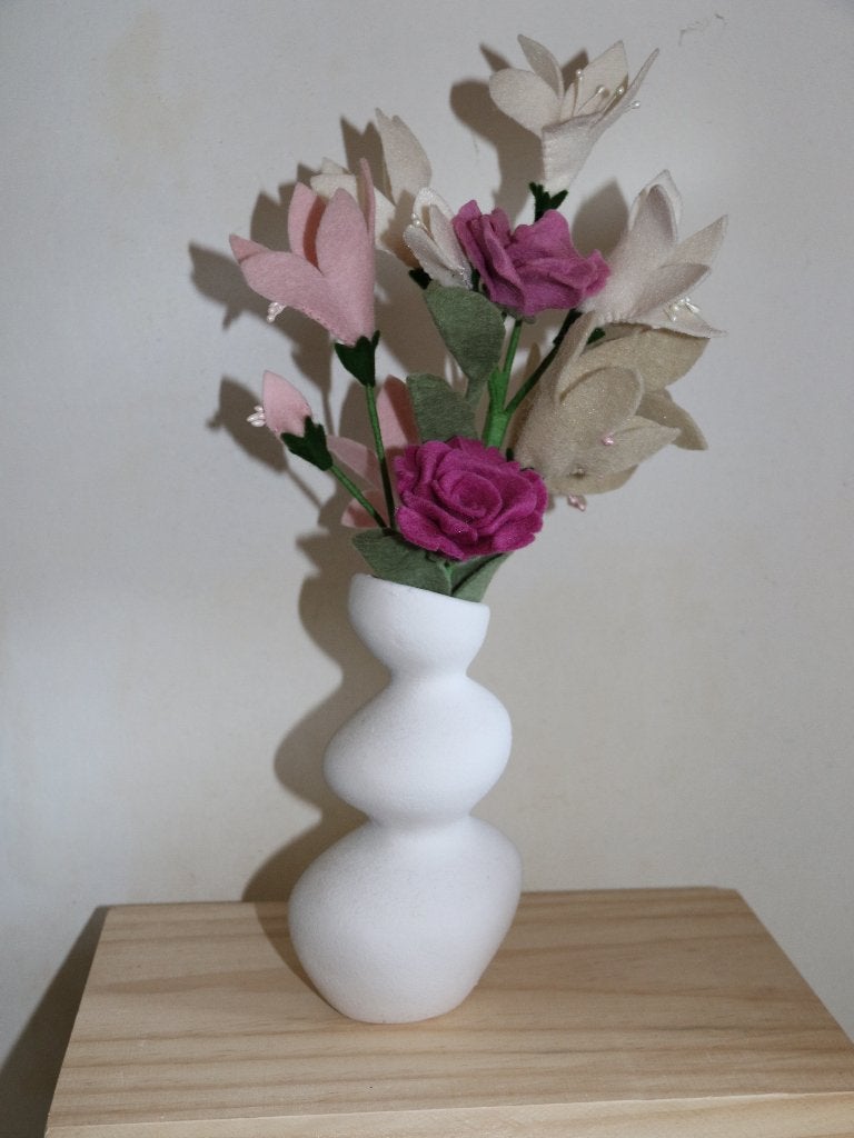 Bloemen van Vilt 06, Hobby en Vrije tijd, Ophalen of Verzenden, Nieuw, Los Vilt, Wolvilt
