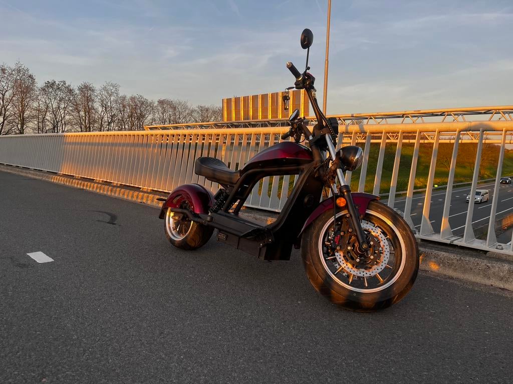 Luqi HL 6.0 E-chopper Cafécruiser (3000W) – 2022 – 70+ km/u, Fietsen en Brommers, Gebruikt, Elektrisch, Ophalen, Overige merken