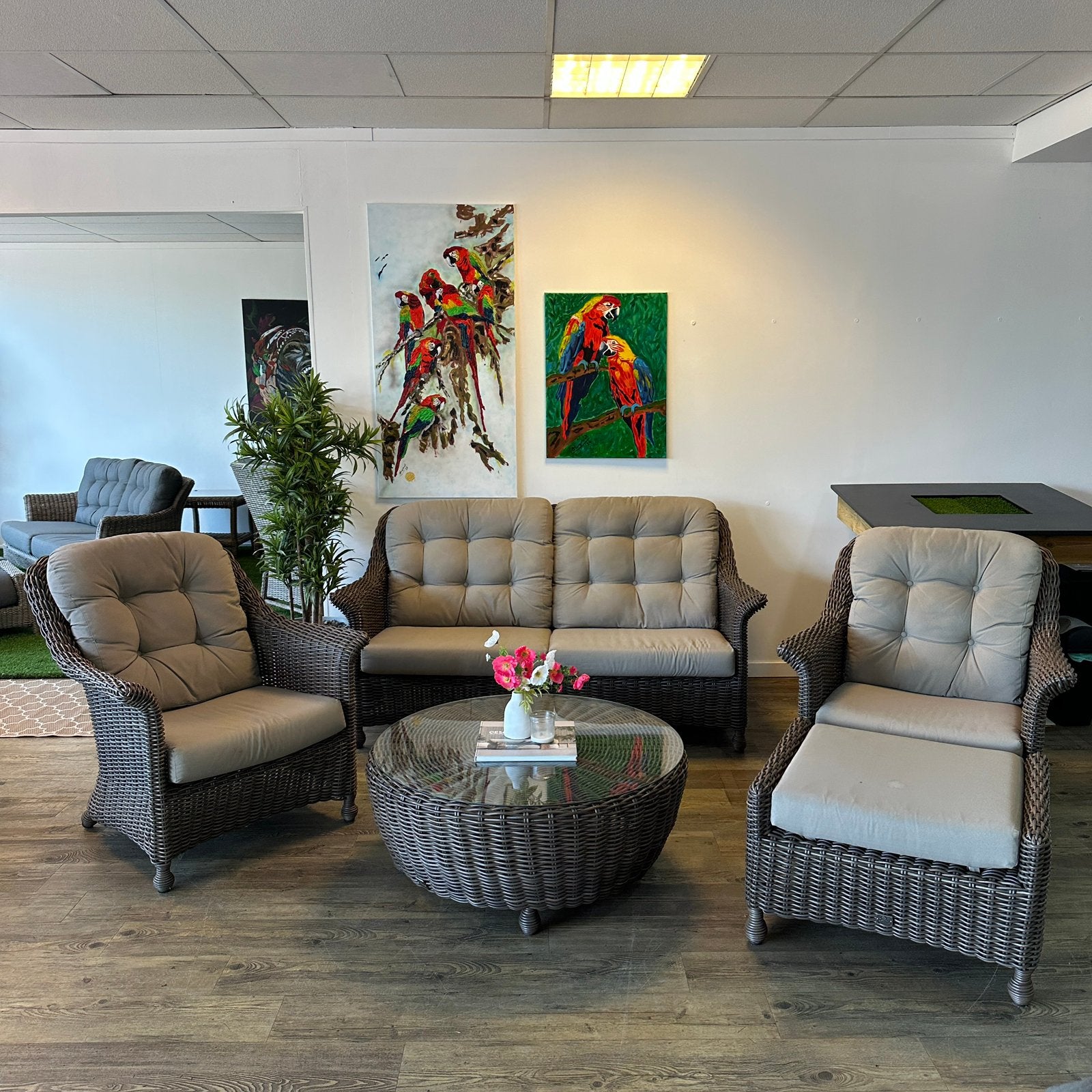 4 Seasons Outdoor (4SO) Madoera Loungeset – Compleet, Tuin en Terras, Tuinsets en Loungesets, Gebruikt, Verzenden, ., .