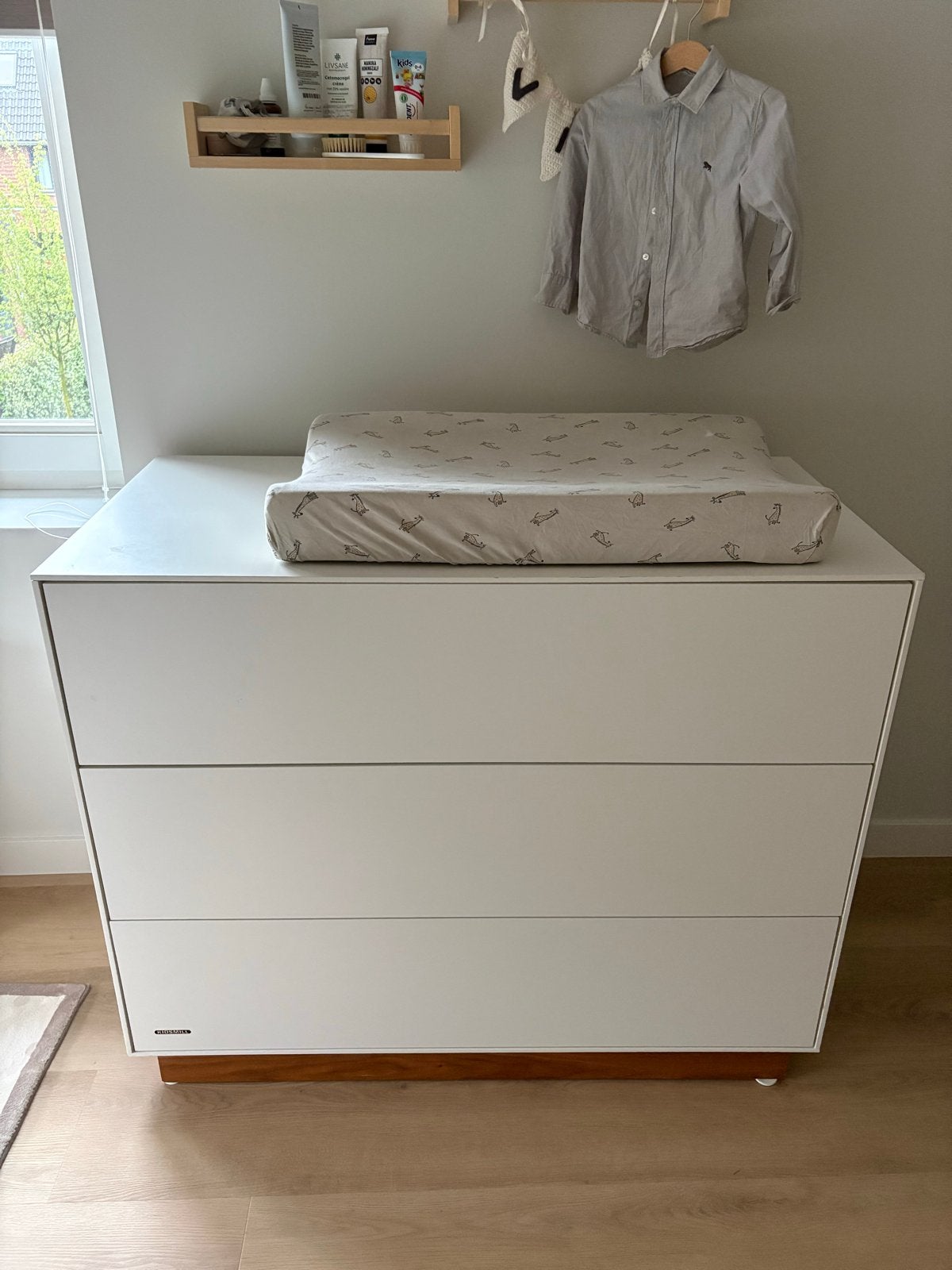 Kidsmill Commode met 3 lades - Wit, Kinderen en Baby's, Kinderkamer | Commodes en Kasten, Ophalen, Gebruikt, 50 tot 70 cm, 100 cm of meer