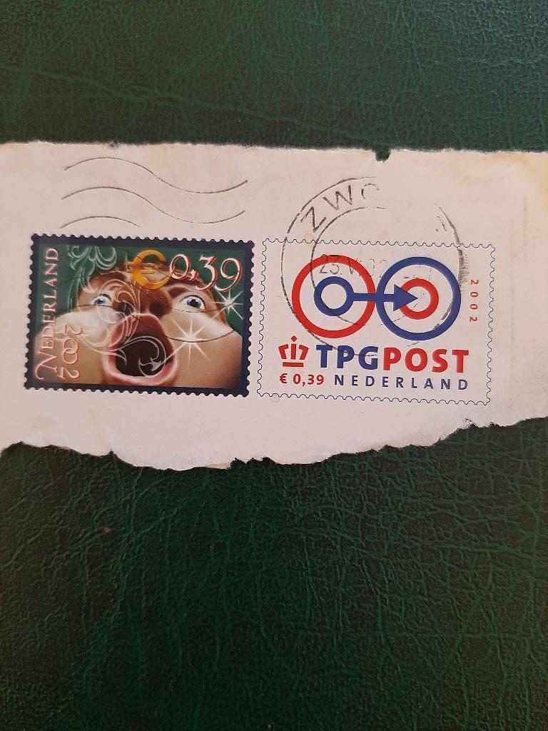 Efteling zegel en TPG Post zegel, Verzenden, Gestempeld