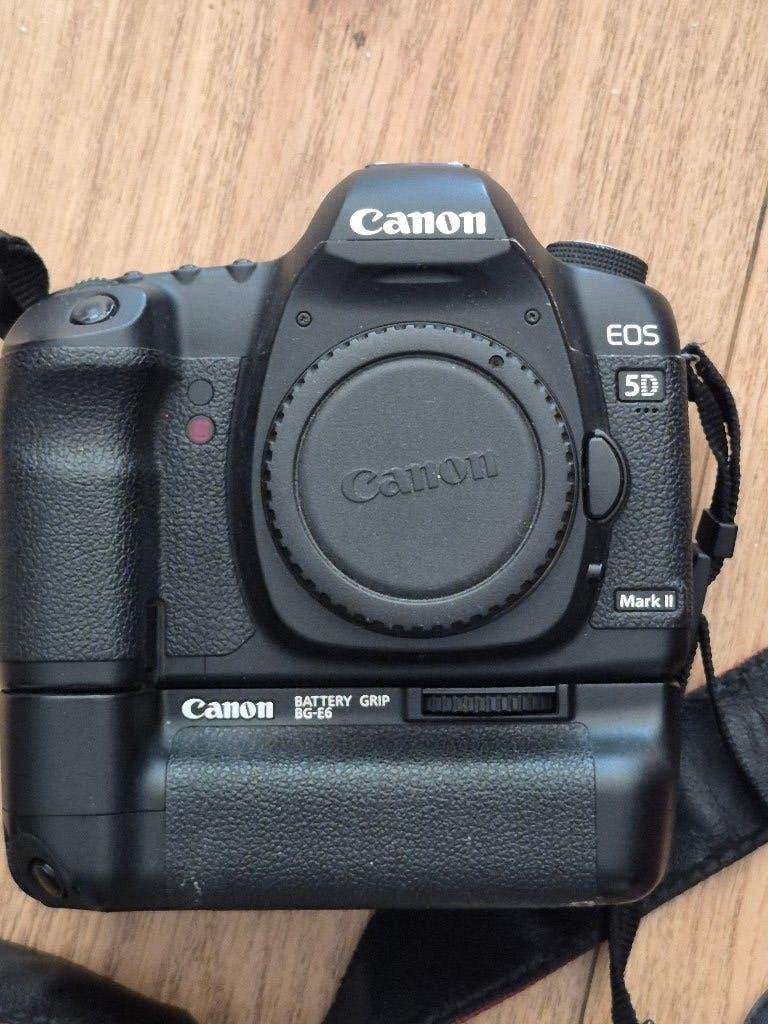Te koop een Cannon 5D mkII Full Frame Met diverse lenzen, Ophalen, Gebruikt, Spiegelreflex, Canon