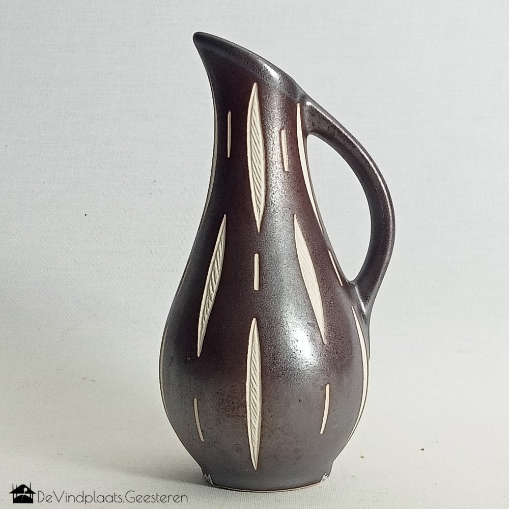 Piesche & Reif Keramik - Sgraffito vaas - vintage jrn 60/70, Ophalen of Verzenden