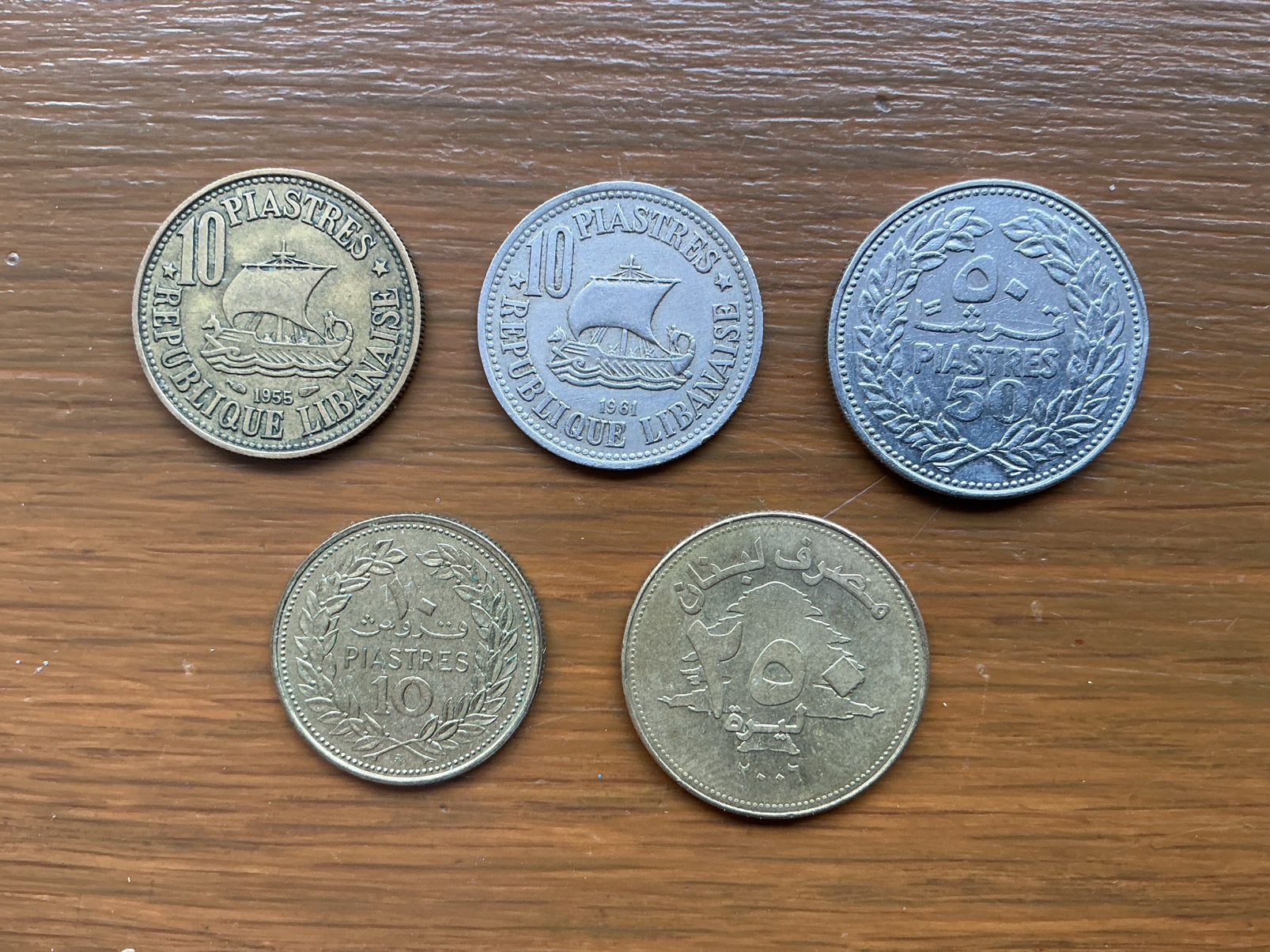 Munten Libanon, Ophalen of Verzenden, Midden-Oosten