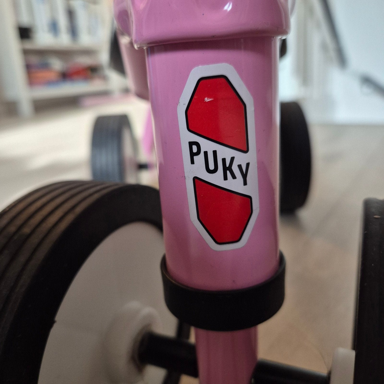 Foto 9 van Pukylino loopfiets roze - vanaf 1 jaar oud