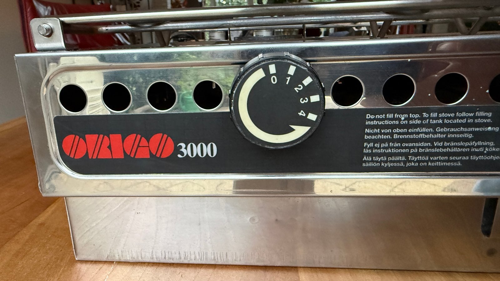 Origo 3000 Spiritusbrander - bio ethanol kooktoestel, Ophalen, Gebruikt