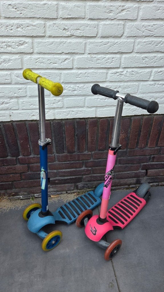 Nijdam 3-Wiel Step - Tri-Surfer Maxi - Kleur Roze, Fietsen en Brommers, Steps, Gebruikt, Gewone step, Ophalen