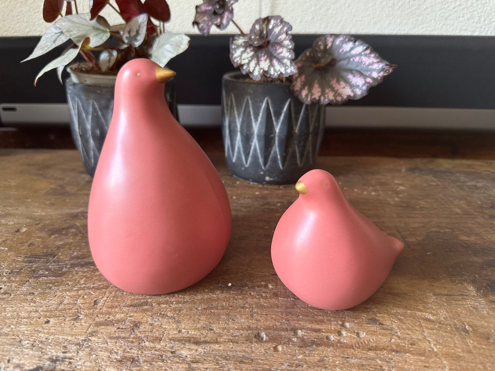 Twee vintage duiven, Ophalen of Verzenden, Zo goed als nieuw, Dier