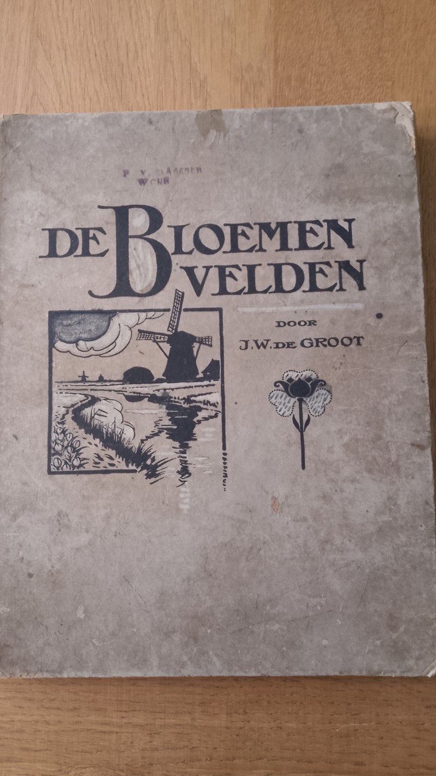 De Bloemenvelden - J.W. de Groot (Oud Plaatjesalbum), Ophalen of Verzenden, Gelezen, J.W. de Groot, Plaatjesalbum