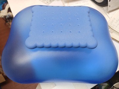 Alessi Mary Biscuit blauw trommel, Huis en Inrichting, Blauw, Kunststof, Ophalen of Verzenden, Zo goed als nieuw