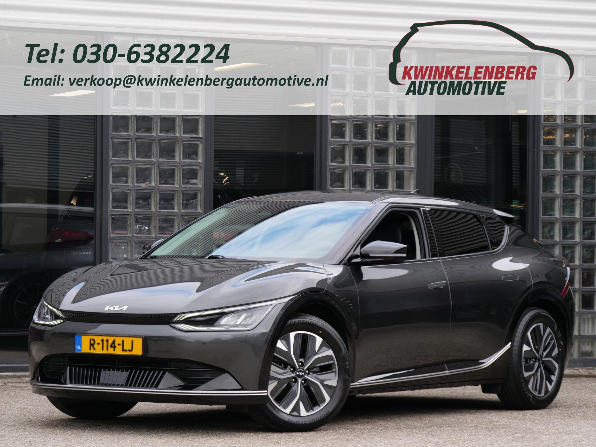 Kia EV6 PLUS 77.4 kWh/ LEER/ ELEKT. KLEP/ AFN. TREKHAAK/ NL-, Auto's, Kia, Automaat, 228 pk, Achterwielaandrijving, Gebruikt