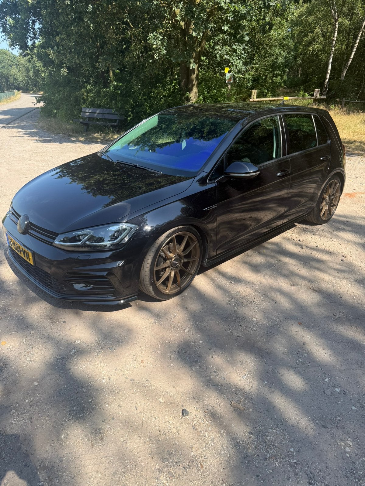 Volkswagen Golf 1.5 TSI 150pk 7-DSG 5D 2017 Zwart, Auto's, Stof, 1498 cc, Euro 6, 4 cilinders