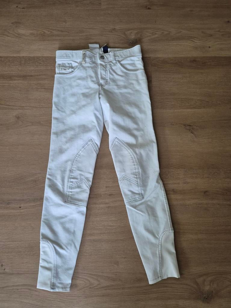 Witte rijbroek maat 164, Ophalen, Gebruikt, Kinderen, Dressuur