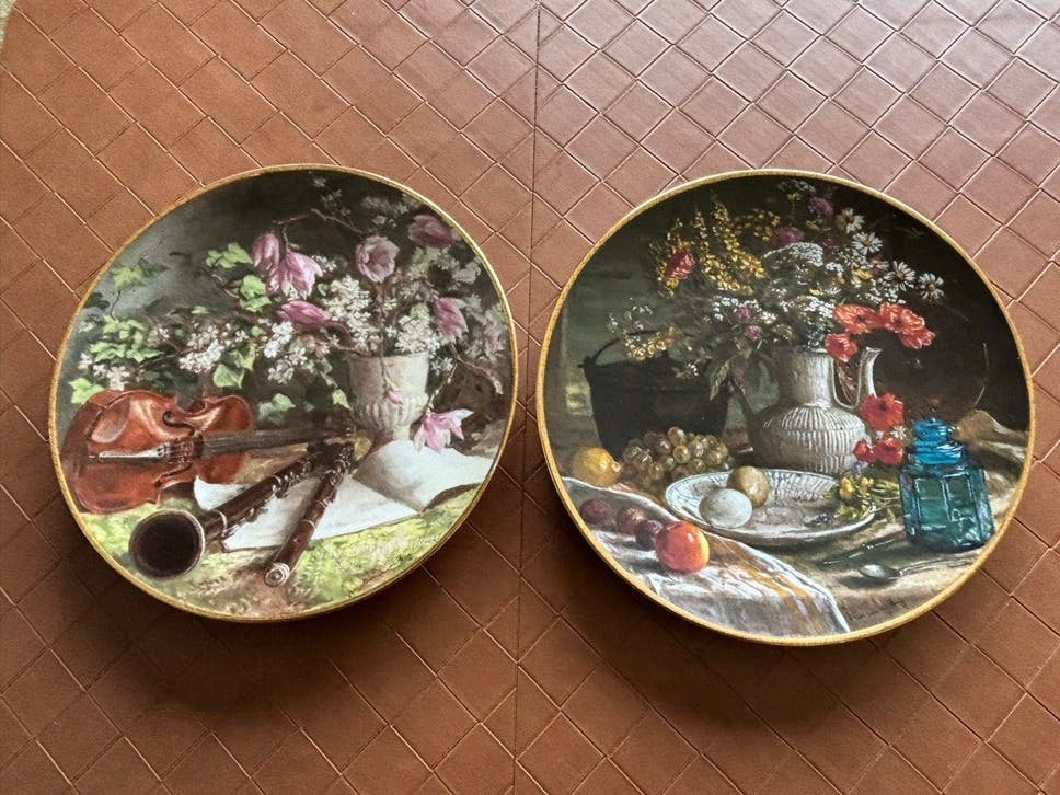 2 Mooie Borden van Kees van den Berg - Stilleven, Ophalen of Verzenden