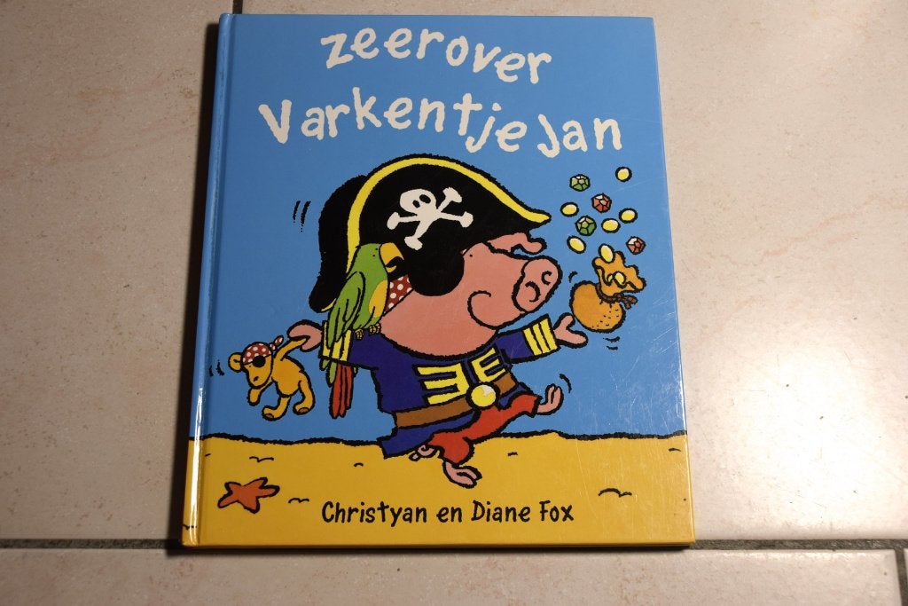 Zeerover Varkentje Jan / Christyan en Diane Fox, Boeken, Ophalen of Verzenden, Zo goed als nieuw, Fictie algemeen, Voorleesboek