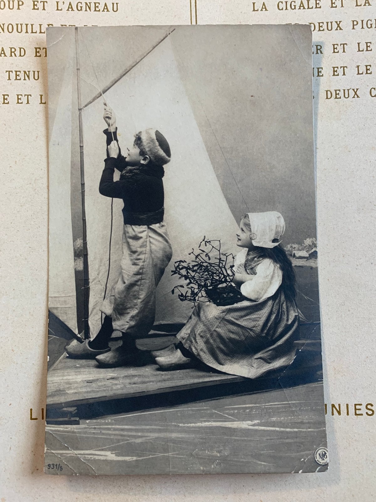 IJszeilen (NN), Verzamelen, Ansichtkaarten | Themakaarten, Gelopen, Voor 1920, Kinderen, Ophalen of Verzenden