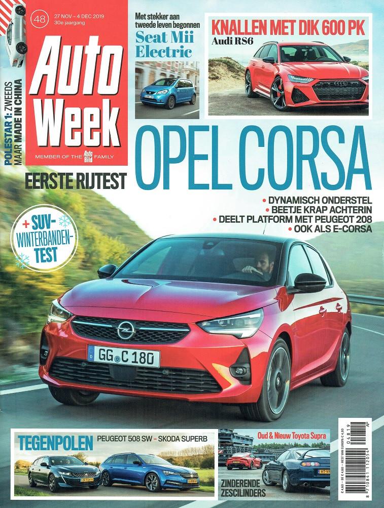 Autoweek 2019 nr. 48 (o.a. Peugeot 508 SW & Skoda Superb), Boeken, Verzenden, Gelezen, Algemeen