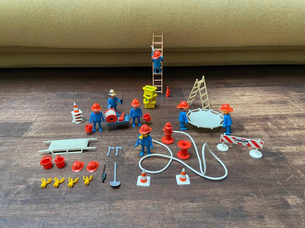 Playmobil 3403 SuperSet brandweer, Gebruikt, Complete set, Ophalen of Verzenden, Figuren