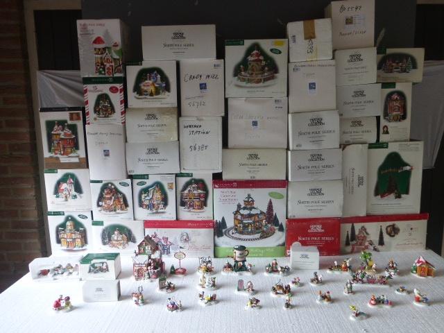 grote verzameling department 56 North Pole kerstdorp elfjes, Diversen, Kerst, Ophalen