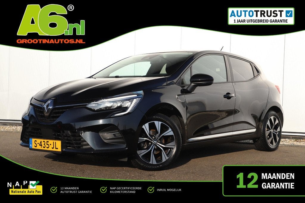 Renault Clio 1.0 TCe 90 Evolution 16 inch LMV Navigatie Carp, Auto's, Renault, Voorwielaandrijving, Gebruikt, Euro 6, 580 kg