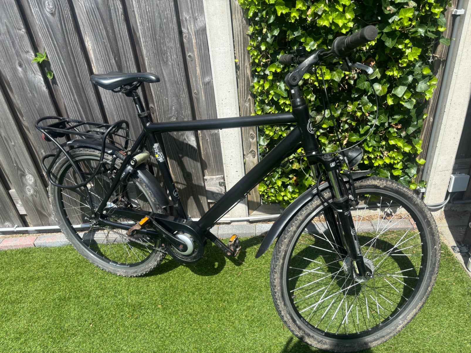 Gundereit jongens fiets 26 inch, Minder dan 10 versnellingen, Velgrem, Zo goed als nieuw, 53 tot 57 cm