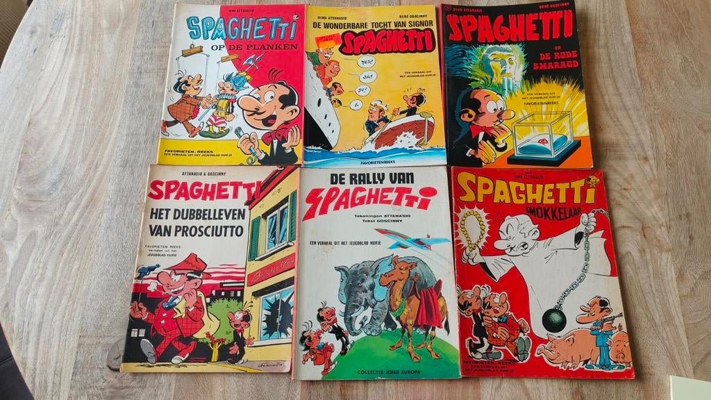 Spaghetti stripboeken collectie, Boeken, Stripboeken, Ophalen of Verzenden