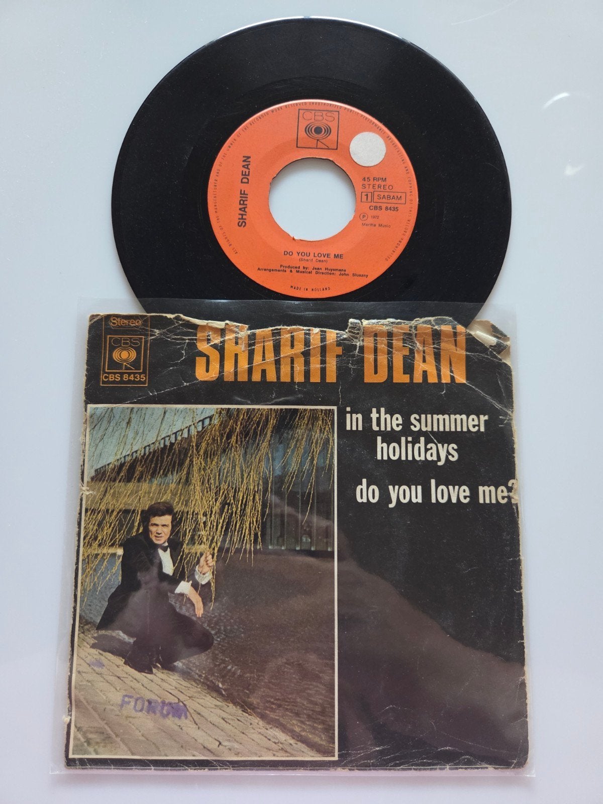 Sharif Dean - In the summer holidays, Cd's en Dvd's, Ophalen of Verzenden, Gebruikt, 7 inch, Pop