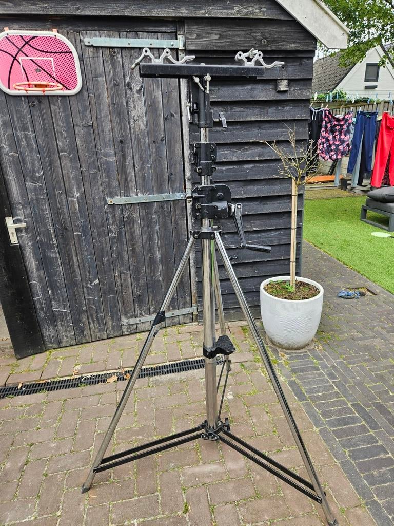 Manfrotto Wind-up Statief met Truss Adapters (2 stuks), Ophalen, Gebruikt