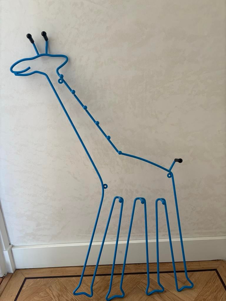 Vintage IKEA giraffe van blauw draadwerk, Ophalen, Zo goed als nieuw