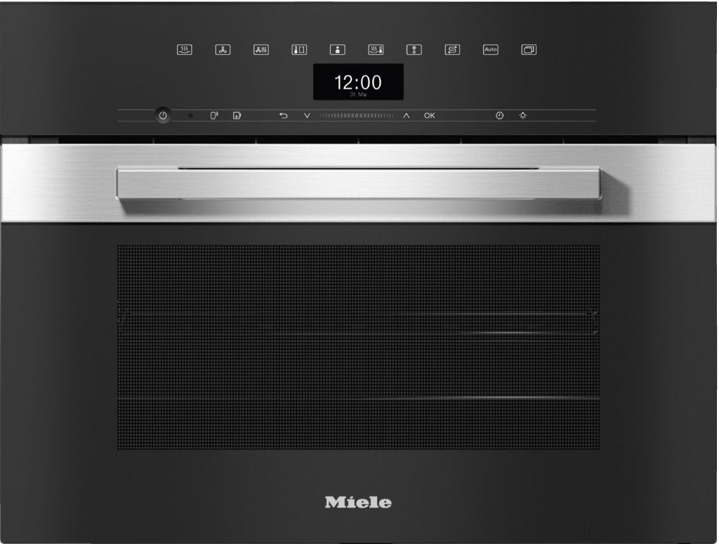 Miele DGC 7440 combi-stoomoven 45cm rvs, nieuw in doos, Ophalen, 45 tot 50 cm, Hete lucht, Nieuw
