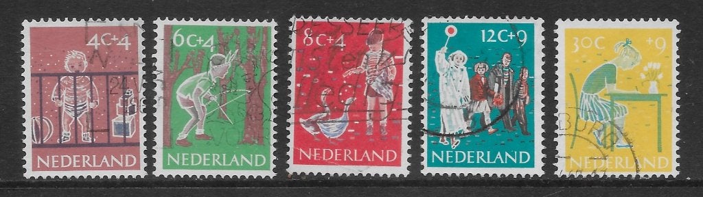 1959, Kinderzegels [731-35] (K2111), Postzegels en Munten, Postzegels | Nederland, Ophalen of Verzenden