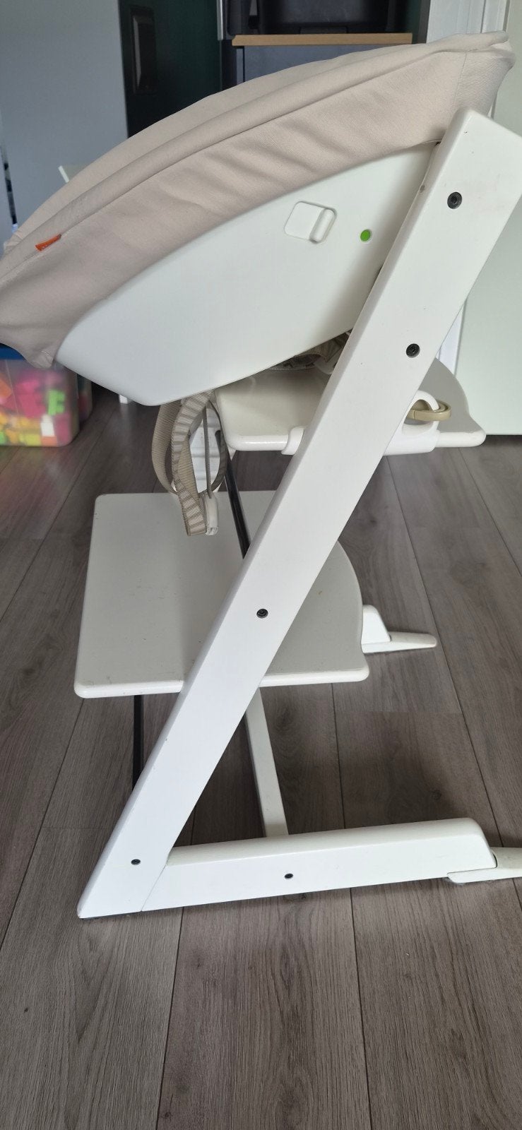 Stokke Tripp Trapp Newborn zitting met wasbare hoes, Ophalen, Zo goed als nieuw, Overige typen, Gordel(s)
